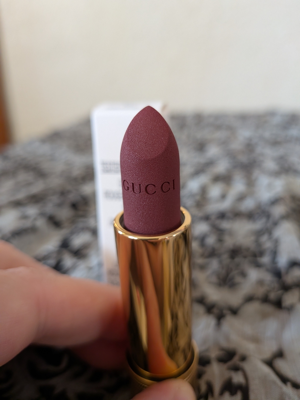 Gucci Velvet Matte Lipstick in Joanna Burgundy